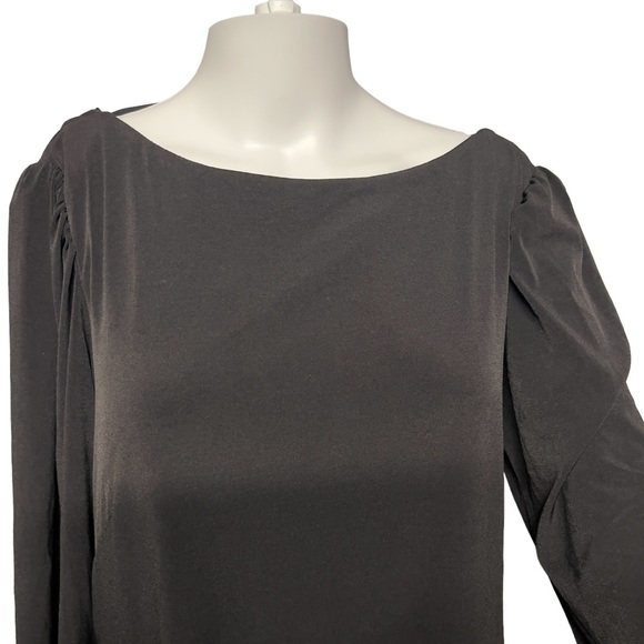 Maggie L. NWT's - Womens Beaded Black Midi Dress - Sz. 14 - Picture 2 of 8